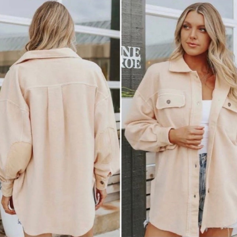 Free people Ruby jacket Oversized xs in sweetheart sunrise NWT - Picture 3 of 9